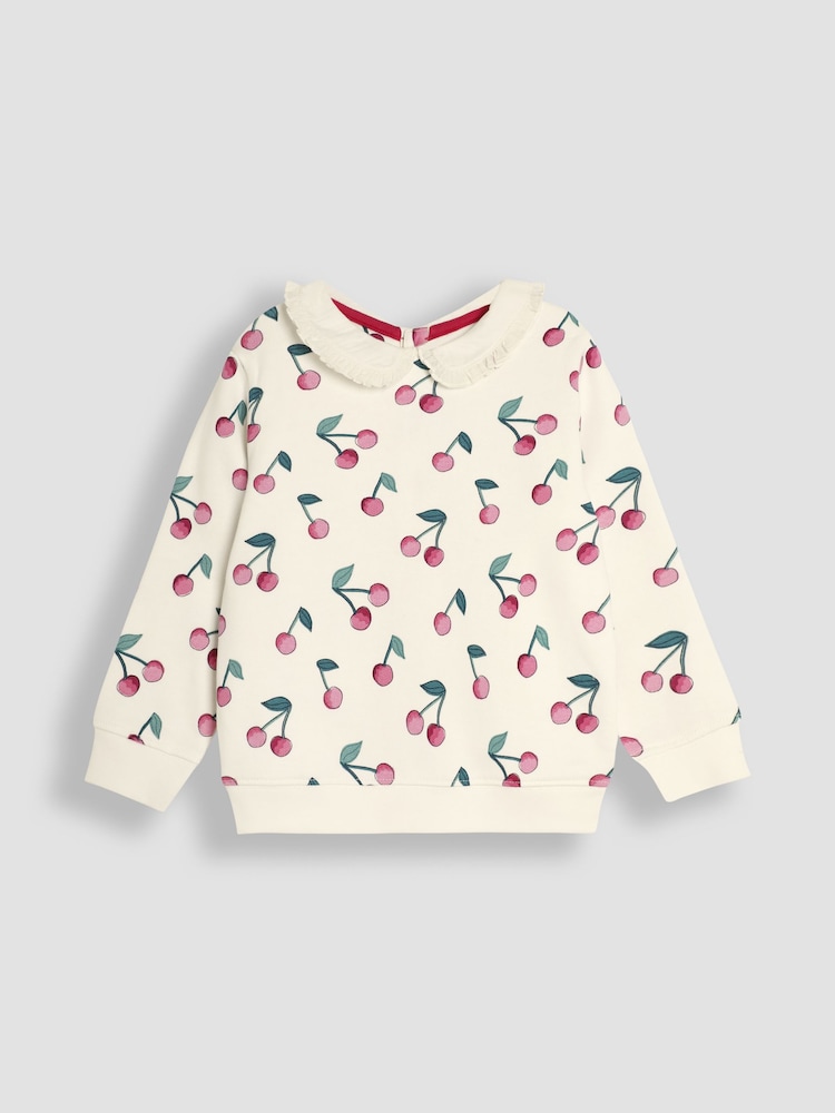 JoJo Maman Bébé Print Sweatshirt & Cord Jeggings Set - Изображение 2 из 5