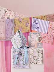 Cath Kidston Purple Double Oven 100% Cotton Gloves Twin Flowers - Image 2 of 2