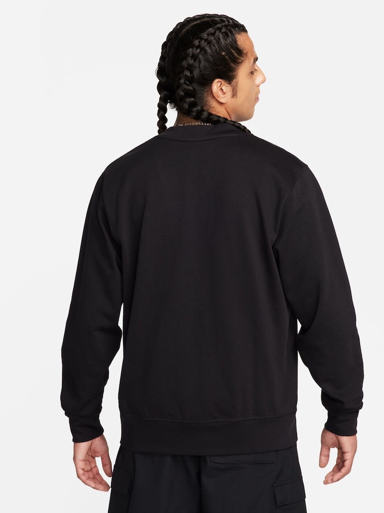 Nike Black Club Knit Fairway Cardigan - Image 2 of 5