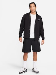 Nike Black Club Knit Fairway Cardigan - Image 5 of 5