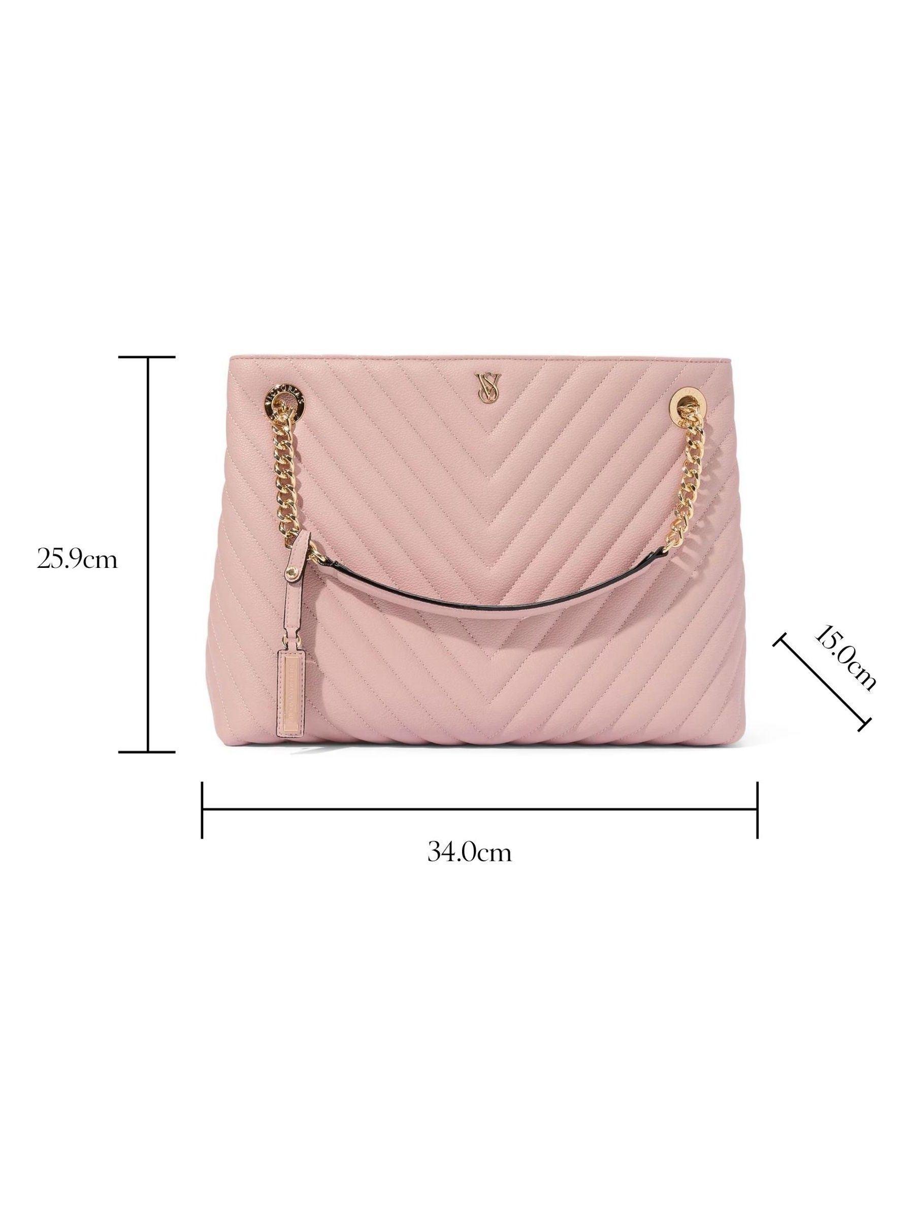 【Victoria's Secret】 ★パイソン柄 ロゴ クロスバック★ Buy reliable Victoria s Secret Black