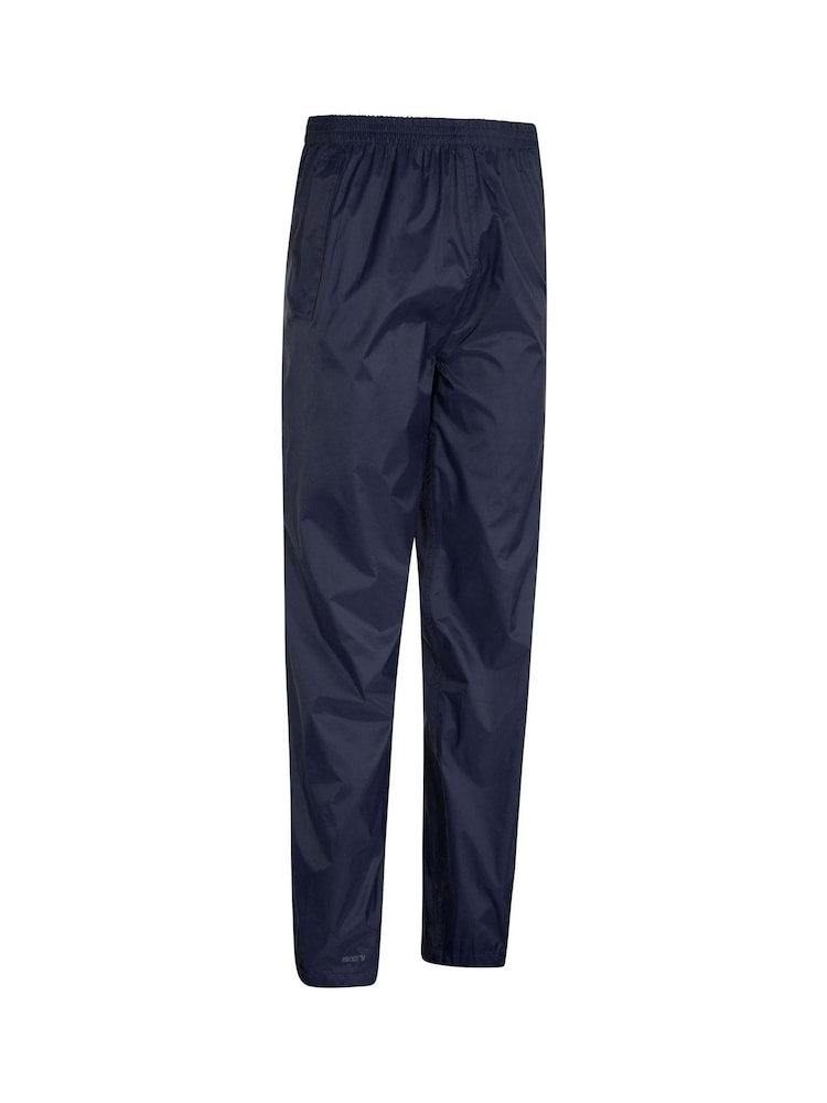 Azul marino - Pantalones impermeables para mujer Pakka de Mountain Warehouse - Imagen 2 de 5