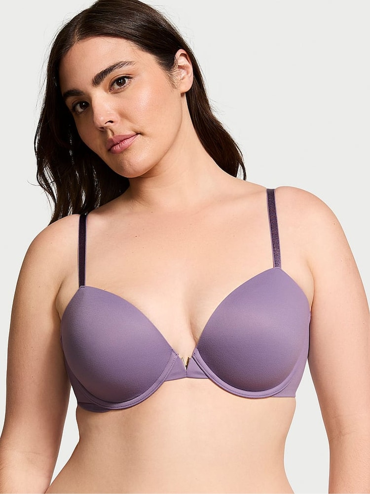 Victoria's Secret Frozen Plum Purple Lightly Lined Demi Smooth Bra - Image 1 of 5