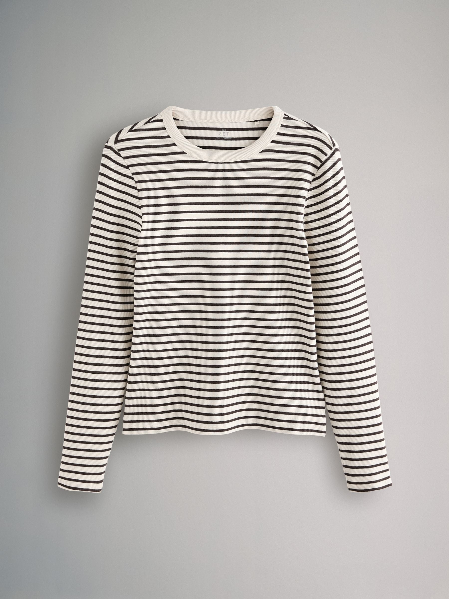 トップス Tops tee Shapey Short Sleeve One Shoulder Top - Black | TA3