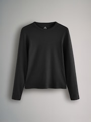 The Set Black/Berry Red/Chocolate Brown/Mauve Pink/Stripe 5 Pack Ribbed Long Sleeve T-Shirts - Image 11 of 13