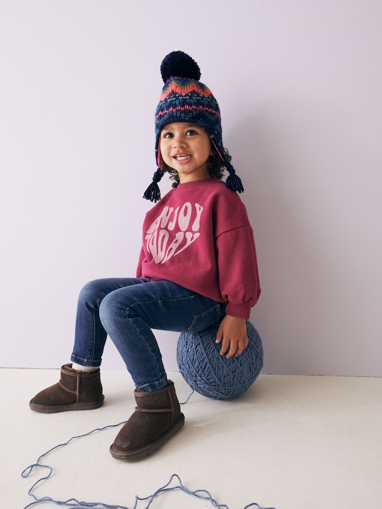 Navy Trapper Hat (3mths-16yrs) - Image 3 of 5