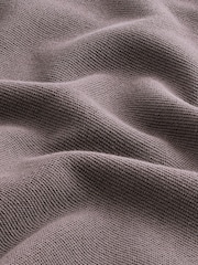 Mauve Purple Regular Fit Cotton Rich Crew Jumper - Image 7 of 7