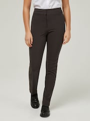 Trutex Straight Leg Twin Pocket Girls Grey School Trousers - Image 3 of 5