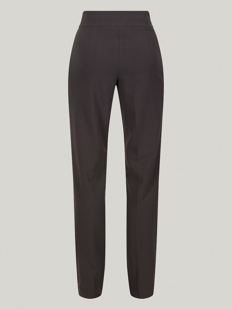Trutex Straight Leg Twin Pocket Girls Grey School Trousers - Image 5 of 5