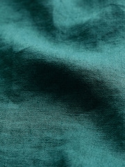 Seasalt Cornwall Blue 100% Linen Draw Kiln Dress - Image 5 of 5