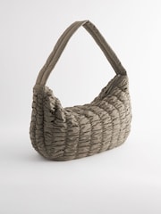 Khaki Green Padded Shoulder Bag - Image 8 of 11