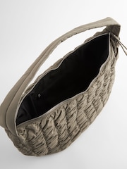 Khaki Green Padded Shoulder Bag - Image 9 of 11