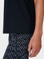 Sweaty Betty Black Essential Crew Neck T-Shirt - Image 5 of 7