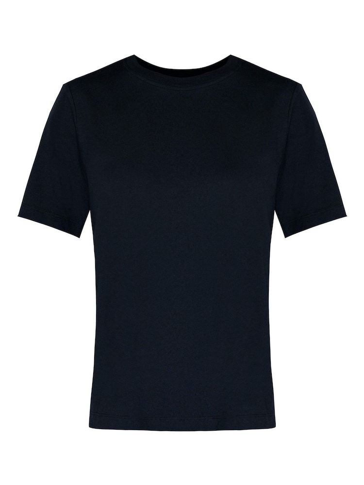 Sweaty Betty Black Essential Crew Neck T-Shirt - Image 7 of 7