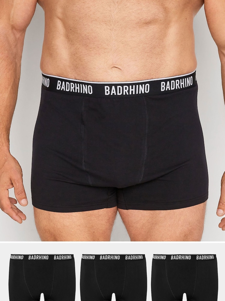 BadRhino Big & Tall Black Tall Black Boxers 5-Pack - Image 1 of 4