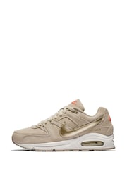 Nike Beige Air Max Command Premium Trainers - Image 2 of 8