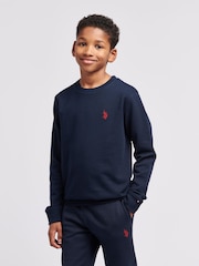 Blauw - U.S. Polo Assn. Double Horsemen Boys Sweatshirt - Image 1 of 7
