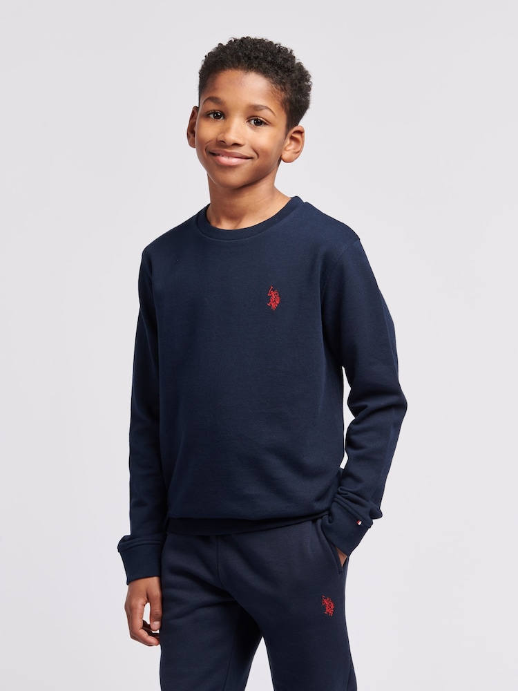 Blauw - U.S. Polo Assn. Double Horsemen Boys Sweatshirt - Image 1 of 7