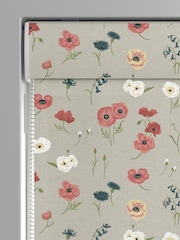 Sophie Allport Red Poppy Meadow Made to Measure 100% Cotton Roman Blinds - Image 3 of 6