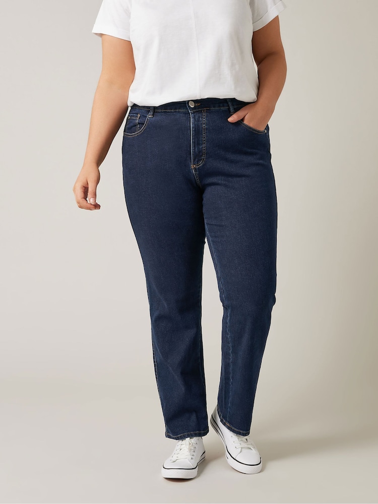 Evans Blue Straight Jeans - Image 1 of 7