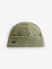 Khaki Green Fleece Beanie Hat (1-16yrs) - Image 1 of 2