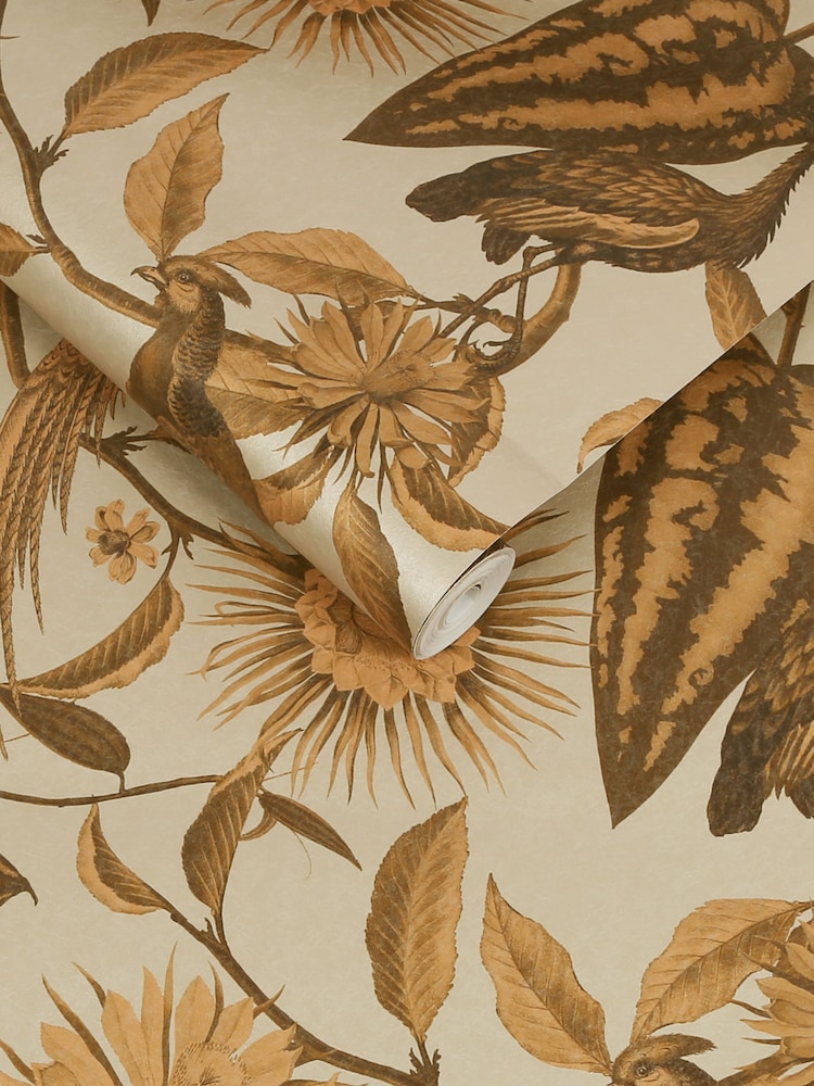 Graham & Brown Gold Amhersts Garden Wallpaper - Image 3 of 3
