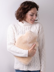 Just Sheepskin Natural Rebecca Hot Water Bottle - Image 1 of 3