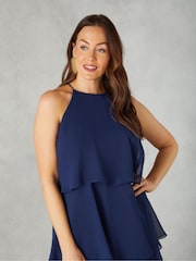 Live Unlimited Curve Petite Ruffle Tiered Maxi Dress - Image 2 of 4