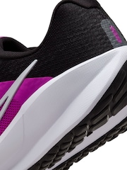 Nike Black/Purple Downshifter 13 Road Running Trainers - Image 10 of 11