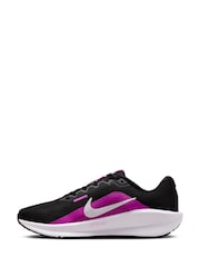 Nike Black/Purple Downshifter 13 Road Running Trainers - Image 4 of 11