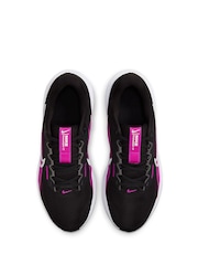 Nike Black/Purple Downshifter 13 Road Running Trainers - Image 7 of 11