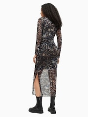 AllSaints Blue Katie Caladesi Dress - Image 2 of 6