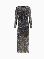 AllSaints Blue Katie Caladesi Dress - Image 6 of 6