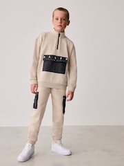 Baker by Ted Baker Funnel Zip Neck Sweatshirt and Joggers Set - Image 1 of 14