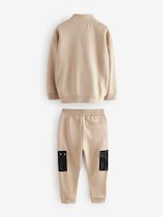 Baker by Ted Baker Funnel Zip Neck Sweatshirt and Joggers Set - Image 10 of 14