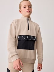 Baker by Ted Baker Funnel Zip Neck Sweatshirt and Joggers Set - Image 4 of 14