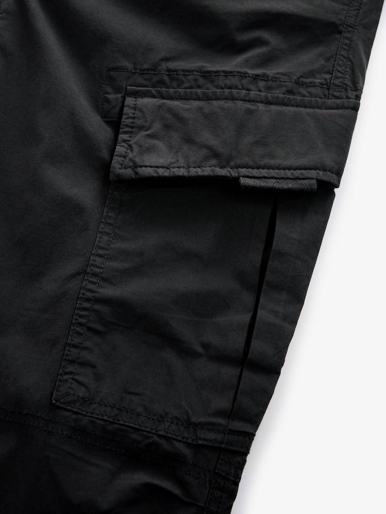 Gris Noir/anthracite - Coupe slim fuselée - Pantalon cargo extensible utilitaire 2 Pack - Image 14 of 17