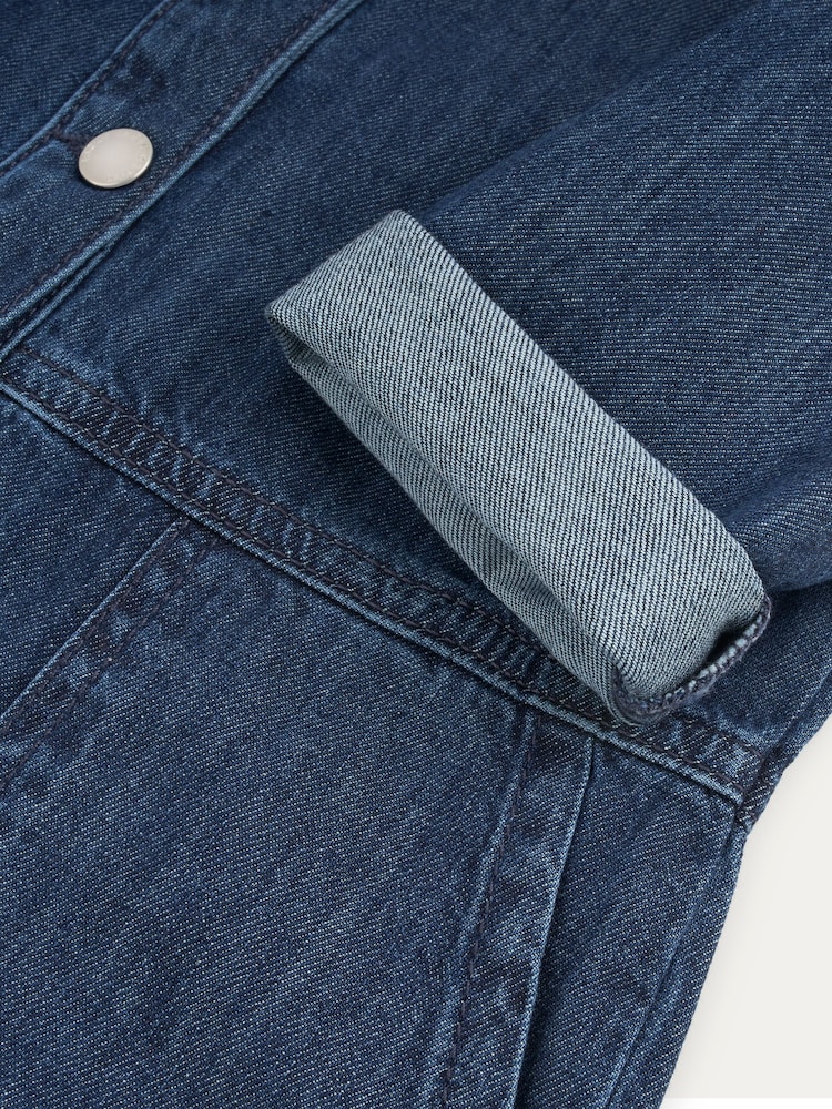 KIDLY Blue 100% Cotton Jumpsuit - Image 7 of 7