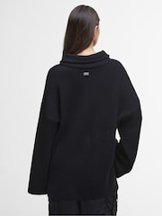 Barbour® International Franchesca Funnel Neck Half Zip Knitted Jumper - Image 2 of 6