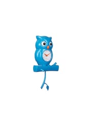 Karlsson Bright Blue Owl Pendulum ABS Wall Clock - Image 3 of 4