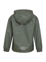 Mountain Warehouse Bottle Green Kids Pakka II Waterproof Jacket - Image 3 of 5