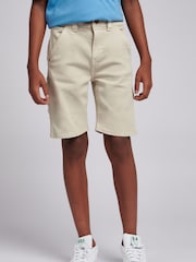 Lee Brown Boys Cream Carpenter Shorts - Image 1 of 6