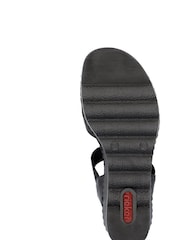 Rieker Womens Elastic Stretch Sandals - Image 7 of 9