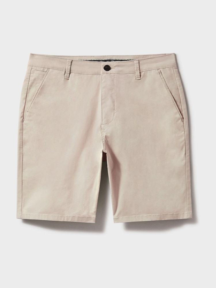 Natural - Crew Clothing Classic Bermuda Cotton Stretch Chino Shorts - Imagen 5 de 5 Natural - Crew Clothing Classic Bermuda Cotton Stretch Chino Shorts - Imagen 5 de 5