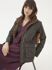 FatFace Brown Sussex Heritage Coat - Image 3 of 7