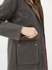 FatFace Brown Sussex Heritage Coat - Image 6 of 7