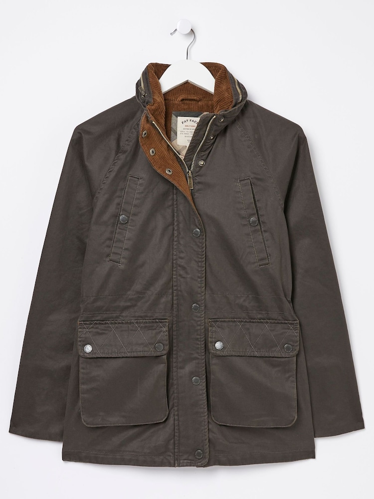 FatFace Brown Sussex Heritage Coat - Image 7 of 7
