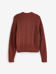 Gap Brown Textured Cardigan - Image 2 of 3