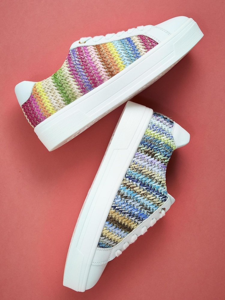Pavers Multi Lace Up Trainers - Image 1 of 8 Pavers Multi Lace Up Trainers - Image 1 of 8