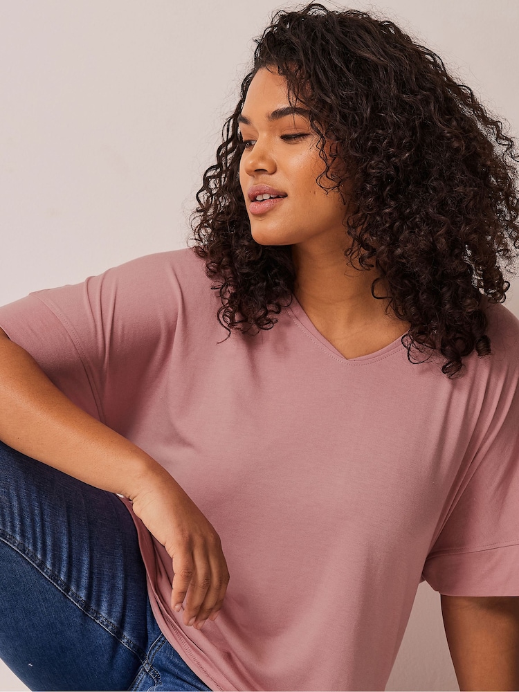 Evans V-Neck Modal T-Shirt - Image 4 of 4